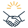 icon shake hand