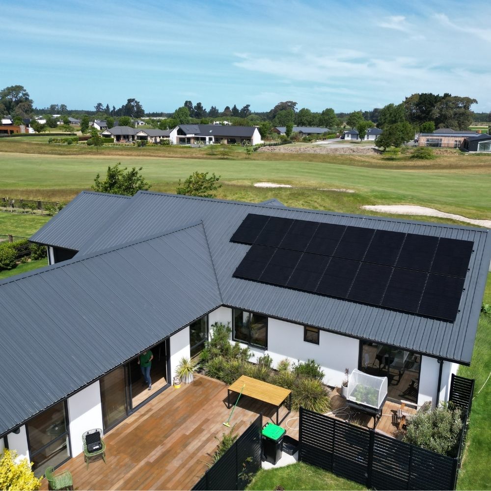 Happy customer from Christchurch who's solar installed by lightforce solar