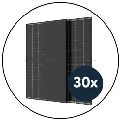 Beauden barret installed 30 solar panels with lightforce solar